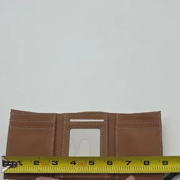 Tan Leather Wallet Los Angeles Lakers New - Picture 13 of 16